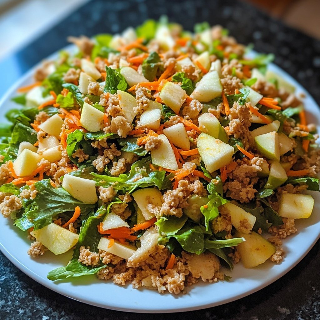 Chinakohl-Salat mit Möhre und Apfel