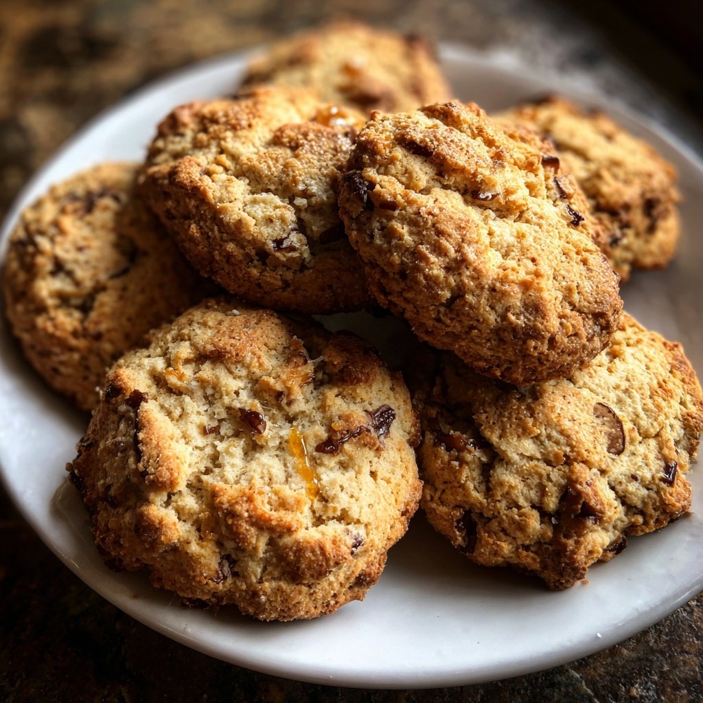 Cookies mit Nüssen und Honig