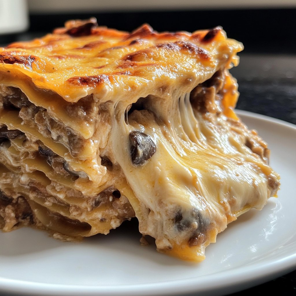 Lasagne mit Pilzen