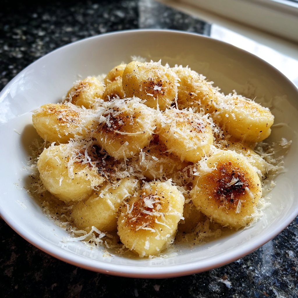 Gnocchi mit Trüffelöl und Parmesan