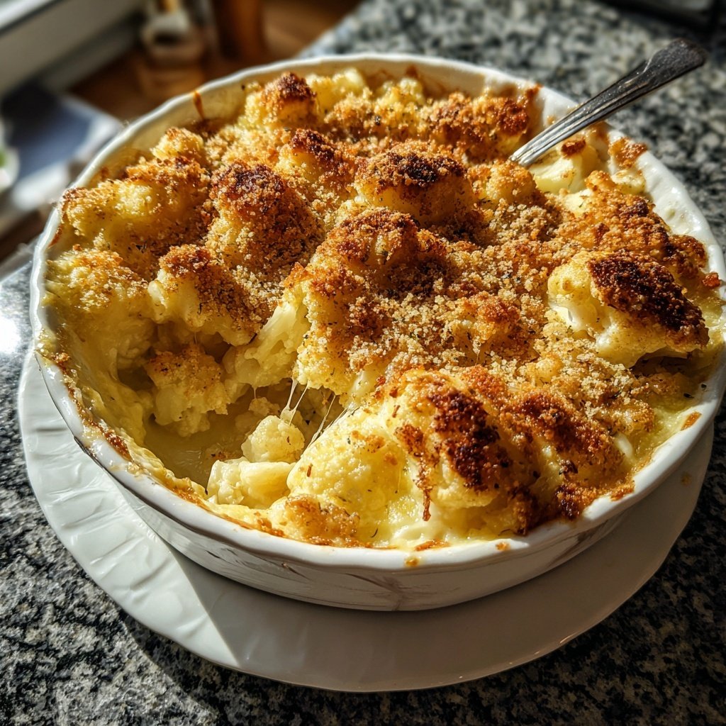 Blumenkohl Gratin Mit Semmelbröseln