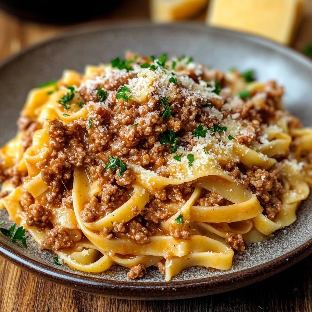 Weiße Bolognese