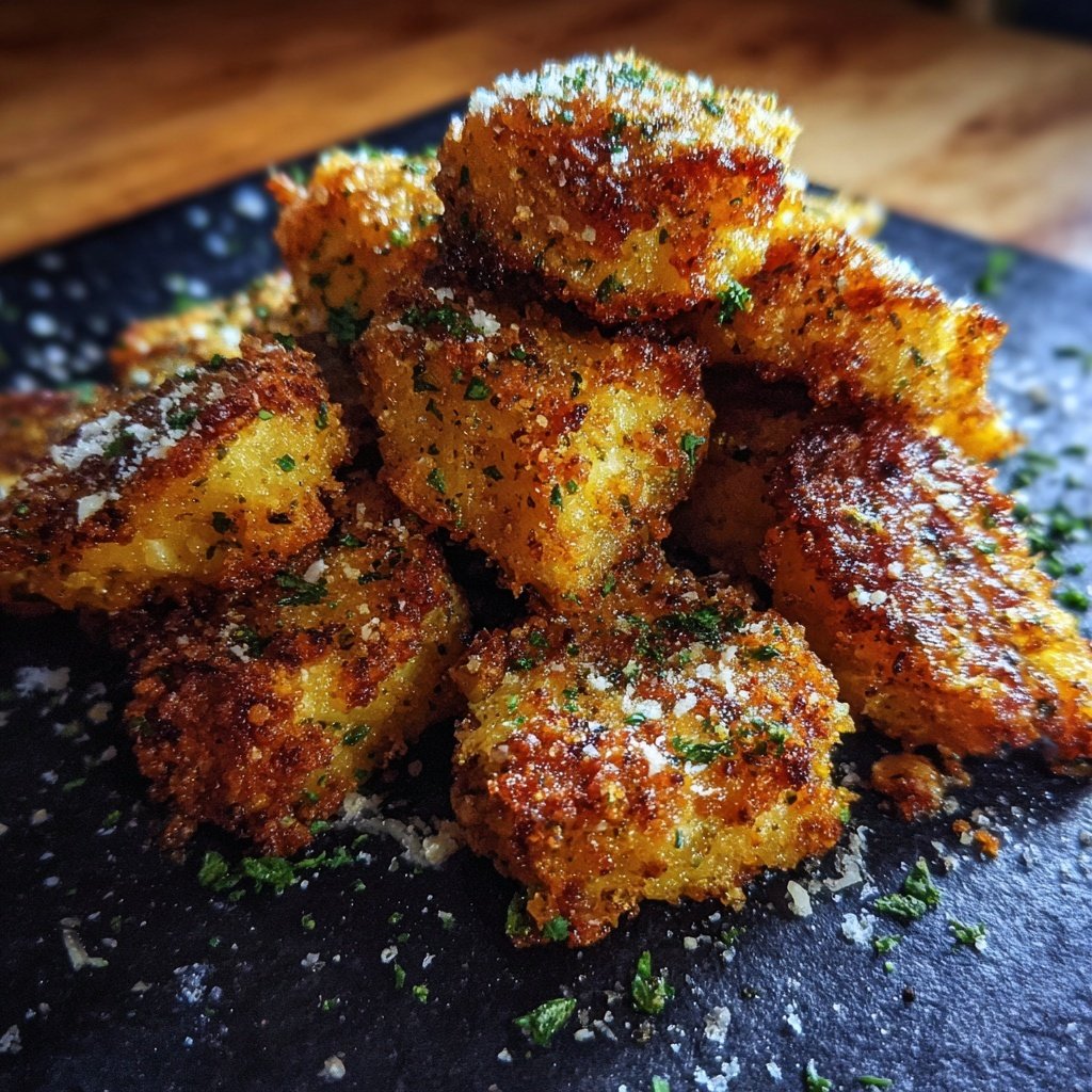 Blumenkohl Parmesan Nuggets