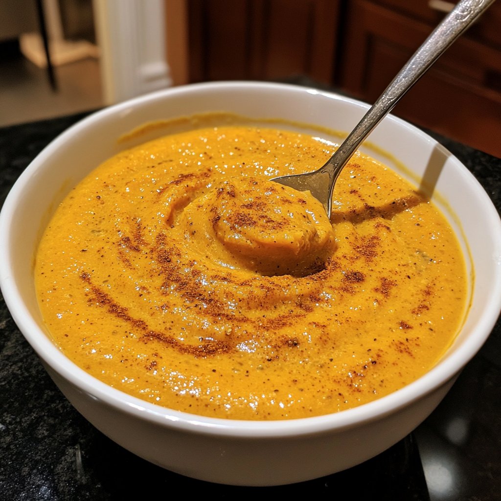Kürbissuppe mit Curry