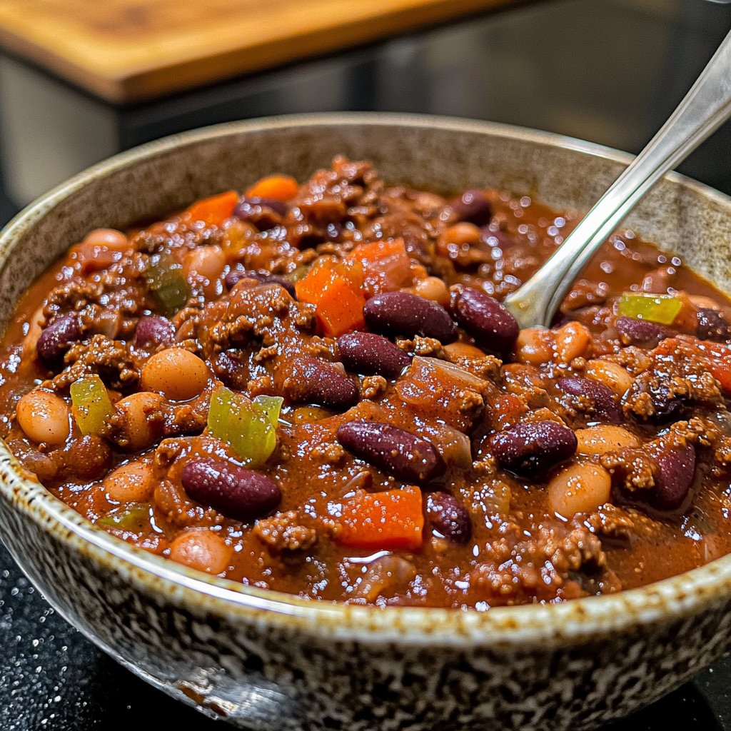 Chili sin Carne mit Kakao