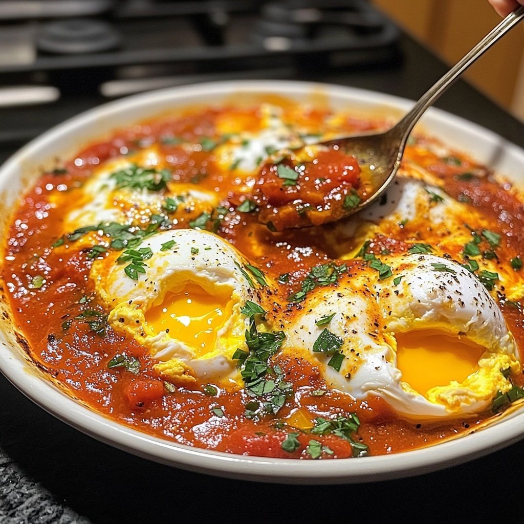 Shakshuka mit Kräutern