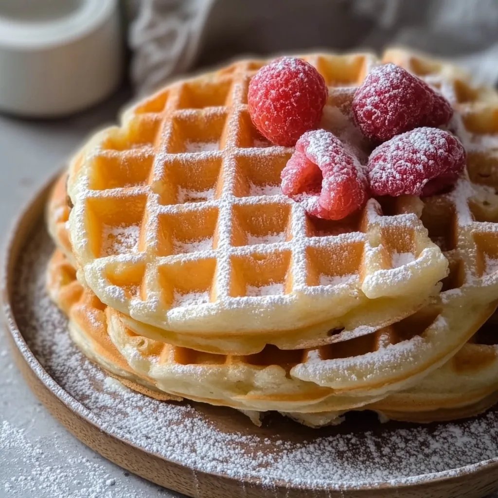 Proteinreiche Skyr Waffeln