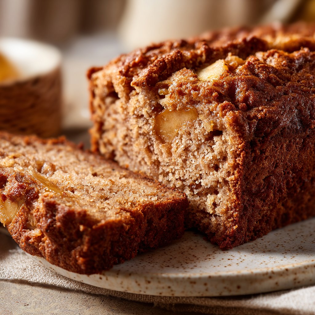 Bananenbrot mit Zimt und Apfel