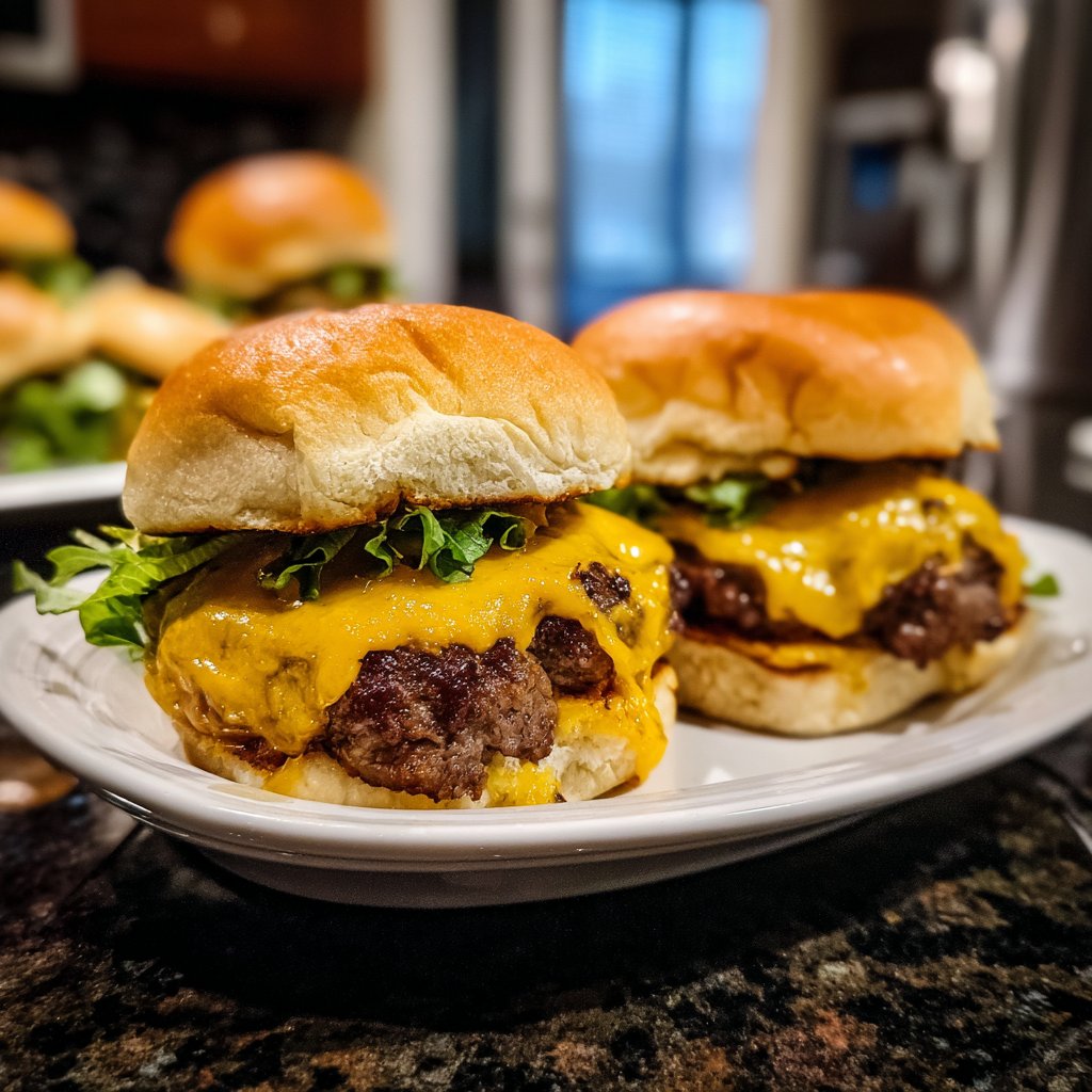 Mini-Burger für zwei