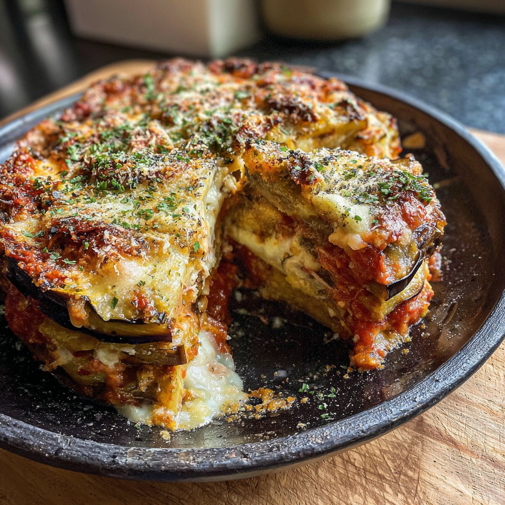 Auberginen mediterran gebacken