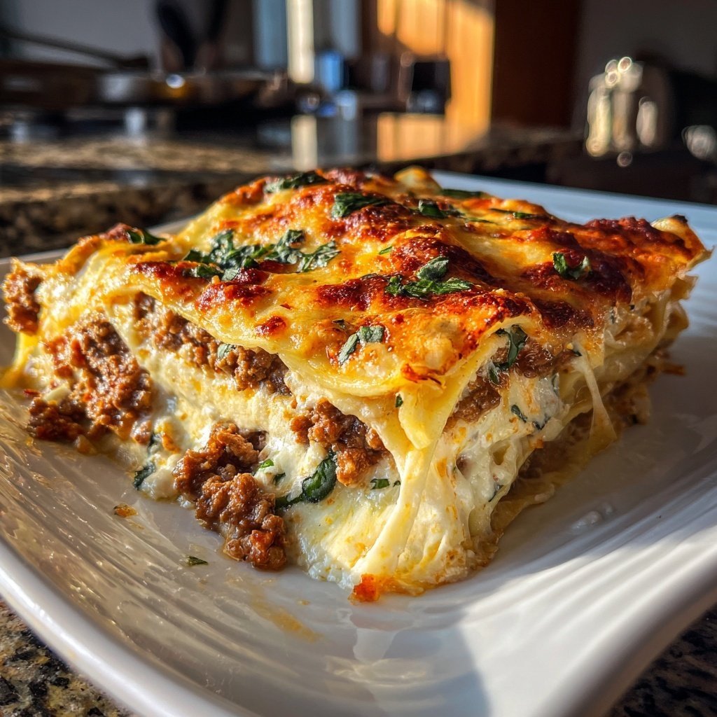 Lasagne mit cremiger Béchamelsauce