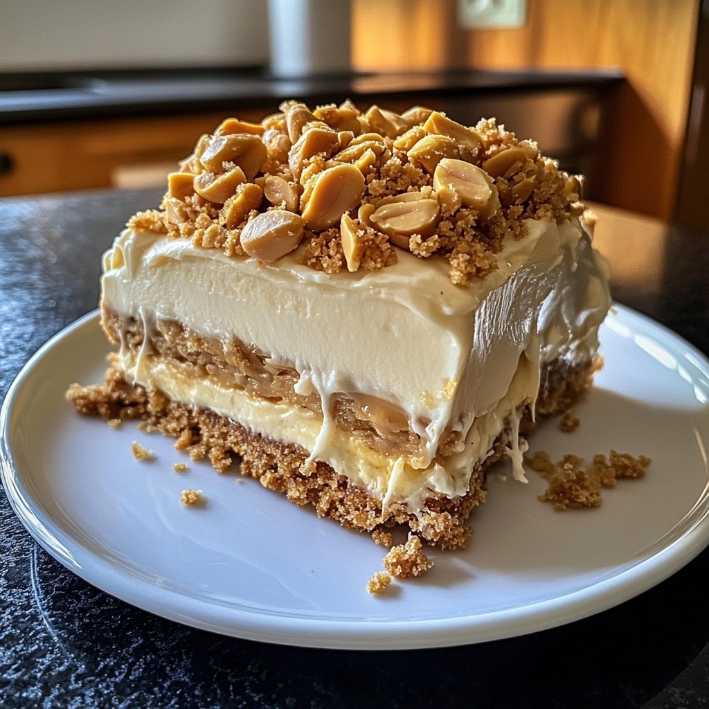 Vanille-Erdnuss-Dessert