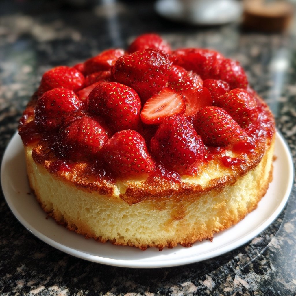 Erdbeerkuchen Vom Blech